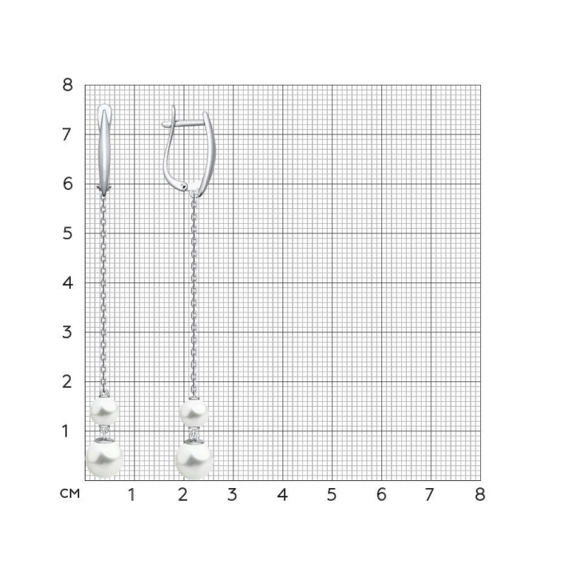 Праздничные свадебные серьги из серебра заказать в Берлине2