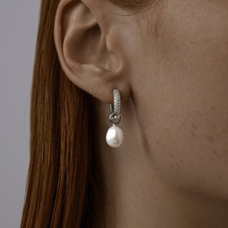 3 Ohrringe mit Perlen kaufern bei ZOLOTOY.de - ORs92022812-913