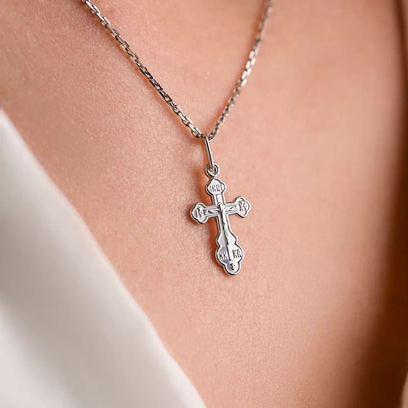 Крестик из серебра 925 Religio KRs1727-00-000-0200 без цепочки родированный3