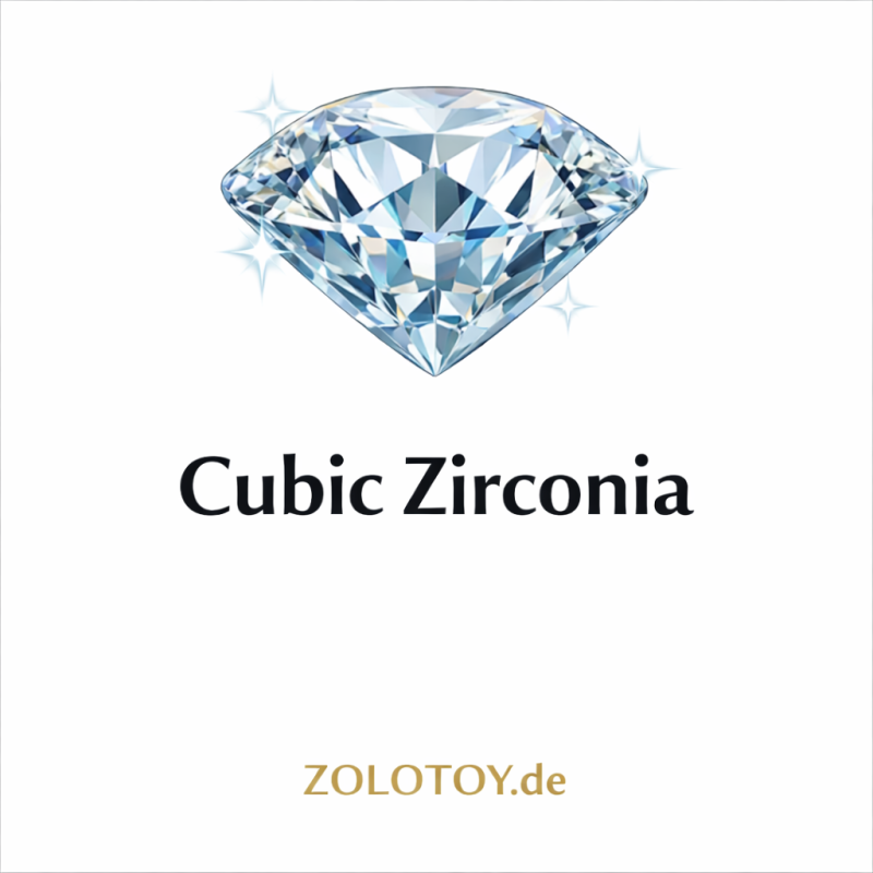 Gold Anhänger 585 Rotgold mit weißem Zirkonia kaufen Deutschland3