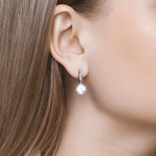 Ohrringe mit Bergkristall - Zolotoy.de - ORs92021914 online bestellen - Foto №1 Ohrringe mit Bergkristall - Zolotoy.de - ORs92021914 in Hamburg - Foto №1