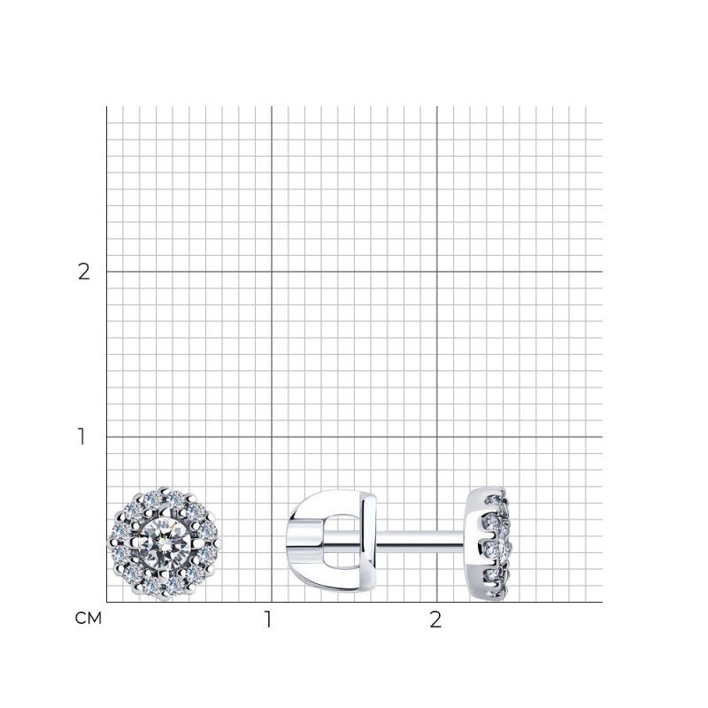 Ohrringe Silber SOKOLOV SKLV in Berlin / München / Hamburg / Bremen / Osnabrück / kaufen - online Juwelier - Zolotoy-mir.de - Foto №2