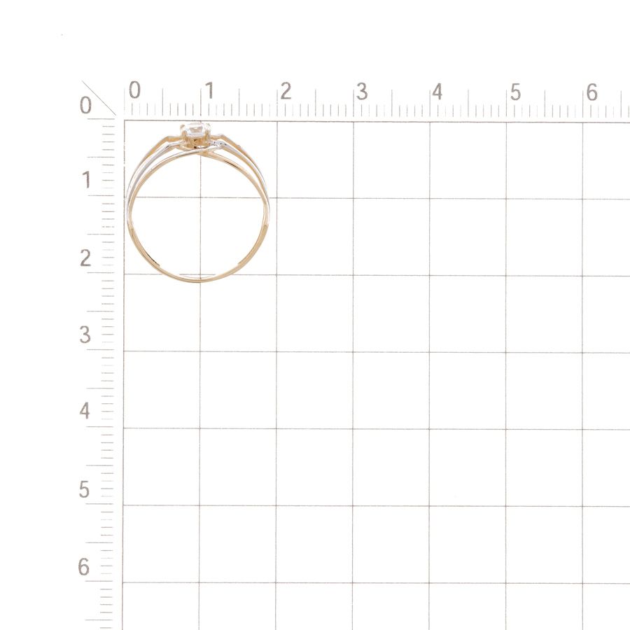 Damen Ring mit Zirkonia | 585 Rotgold - Foto №2 Damen Ring mit Zirkonia | 585 Rotgold - Foto №2