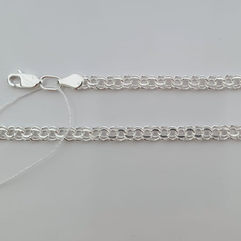 Цепочка Гарибальди из 925 серебра - Фото №1