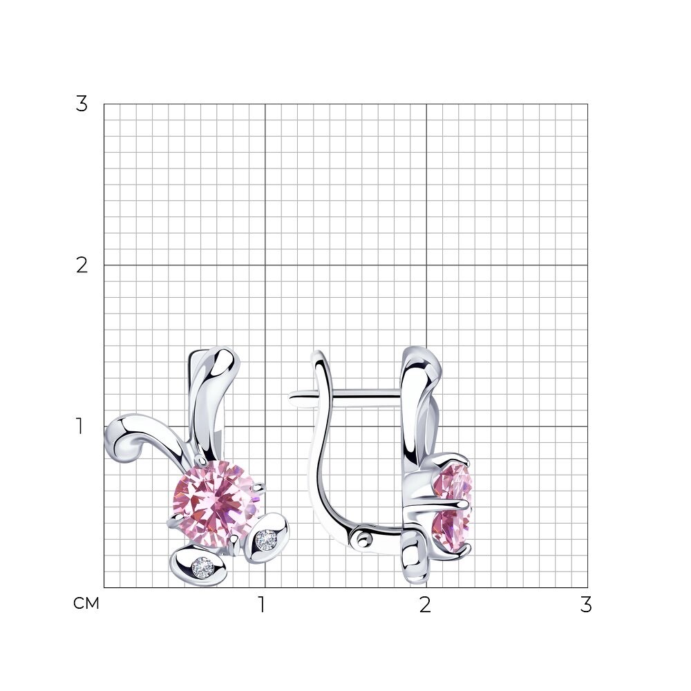Kinder & Damen Ohrringe mit Zirkonia 925 Silber - Foto №1 Kinder & Damen Ohrringe mit Zirkonia 925 Silber - Foto №1