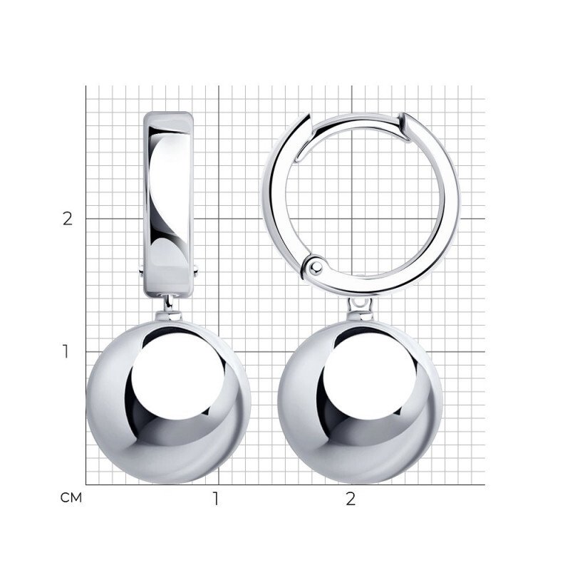 Ohrringe 925 Silber Klappcreolen - Foto №1