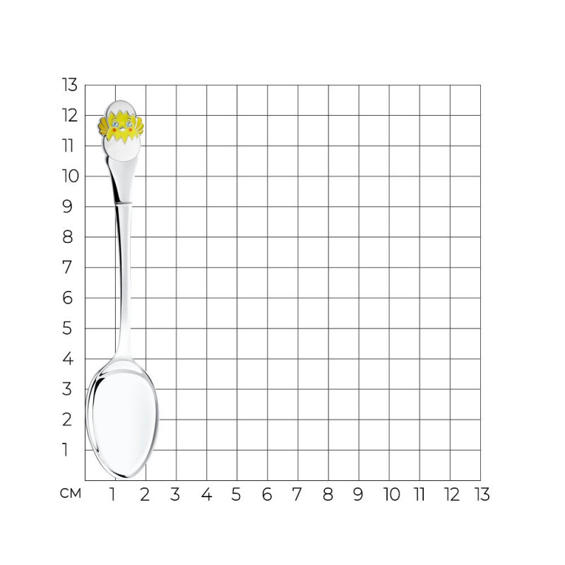 Löffel 925 Silber "Küken" Geschenkidee - Foto №2