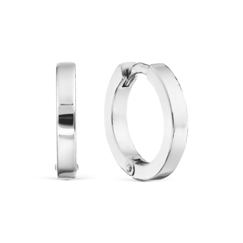 Paar Creolen 925 Silber Topas - Foto №1