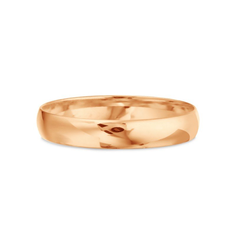 Trauring 585 Rotgold Glattpoliert (4 mm) - Foto №1