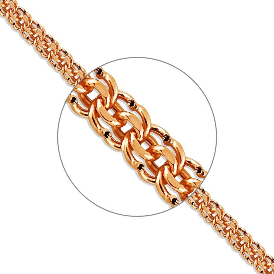 Armband Garibaldi 585 Rotgold Anfertigung - Foto №1 Armband Garibaldi 585 Rotgold Anfertigung - Foto №1