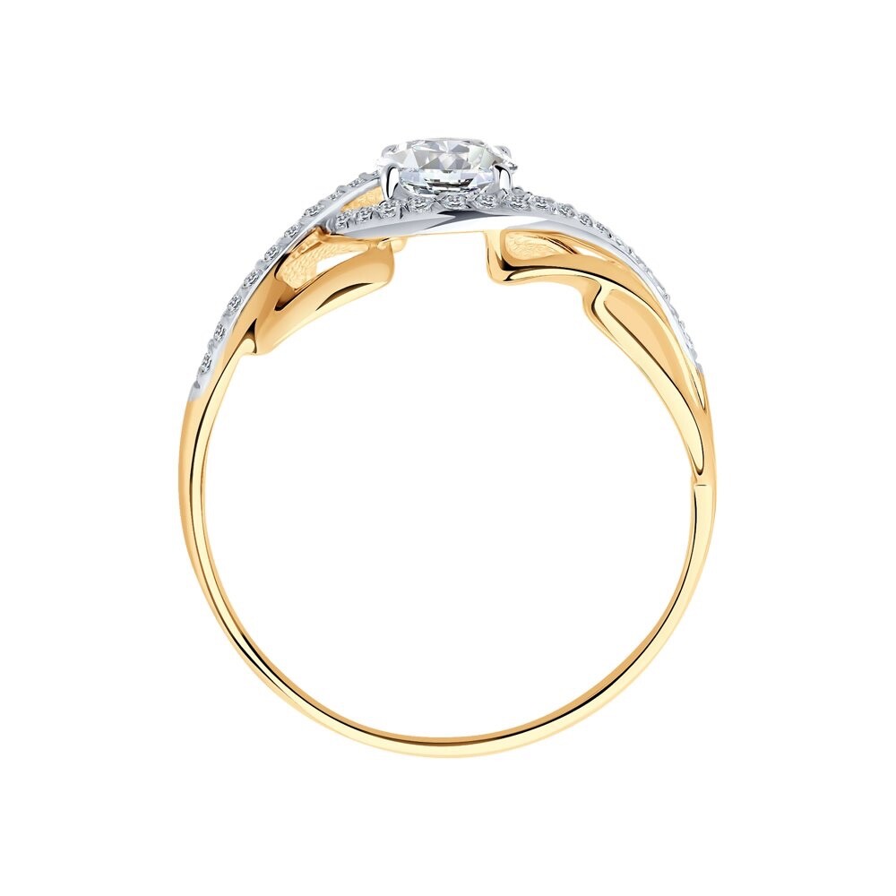 Damen Ring mit Zirkonia | 585 Rotgold - Foto №1 Damen Ring mit Zirkonia | 585 Rotgold - Foto №1