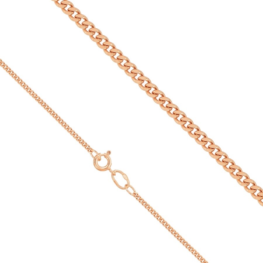 Kette "Panzer" 585 Rotgold Diamantiert - Foto №1 Kette "Panzer" 585 Rotgold Diamantiert - Foto №1