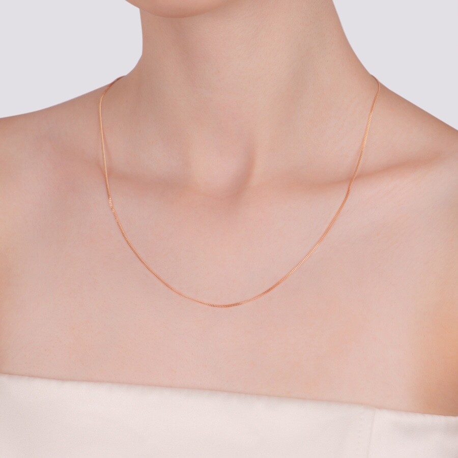 Kette "Panzer" 585 Rotgold Diamantiert - Foto №2 Kette "Panzer" 585 Rotgold Diamantiert - Foto №2