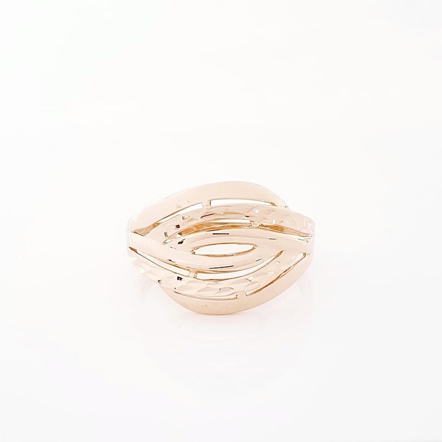 Damen Ring 585 Rotgold Diamantiert - Foto №2 Damen Ring 585 Rotgold Diamantiert - Foto №2