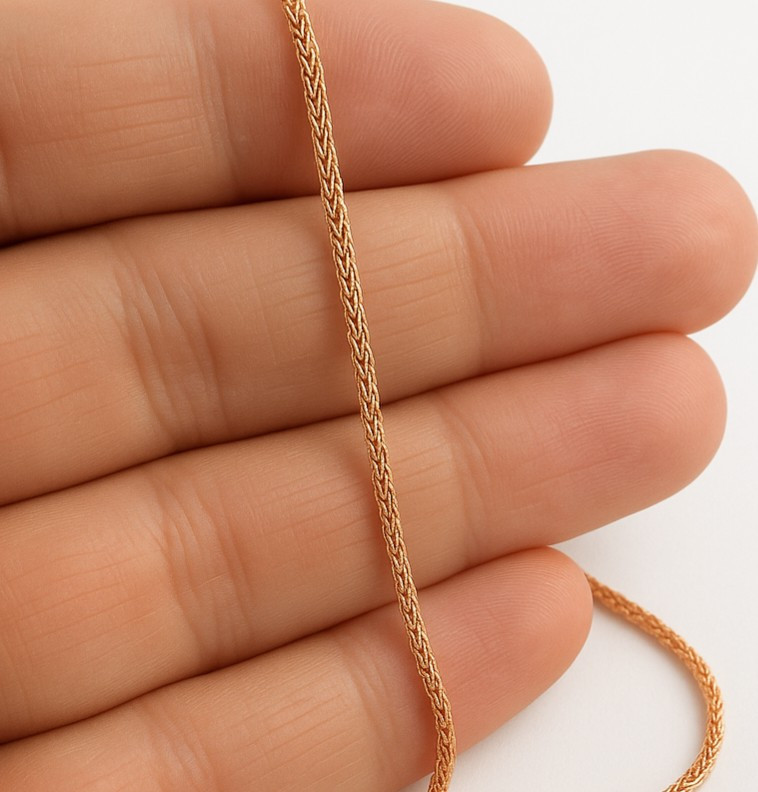 Kette 585 Rotgold Halskette - Foto №1 Kette 585 Rotgold Halskette - Foto №1