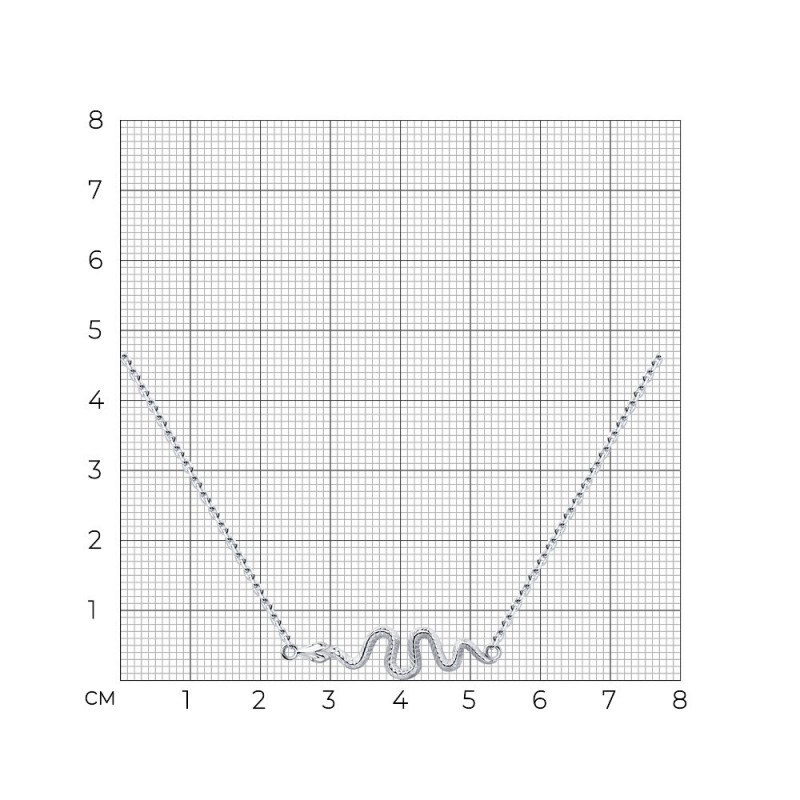 Collier "Schlange" 925 Silber - Foto №1 Collier "Schlange" 925 Silber - Foto №1
