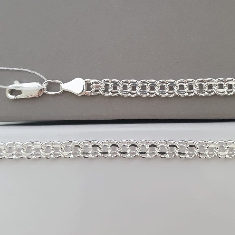 Halskette Kette Garibaldi 925 Silber - Foto №1 Halskette Kette Garibaldi 925 Silber - Foto №1