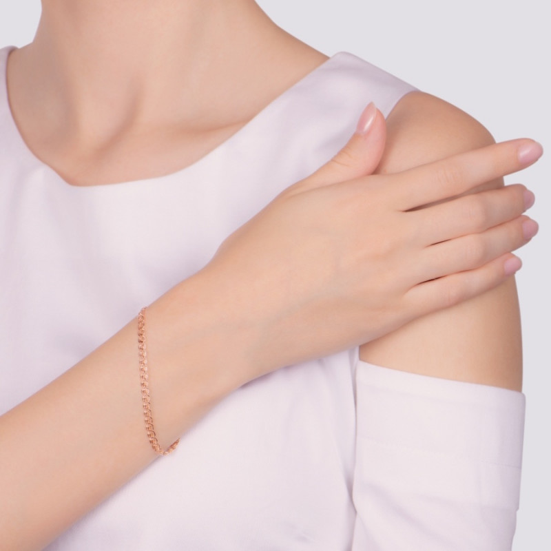 Браслет "Лав" из красного золота - Фото №2