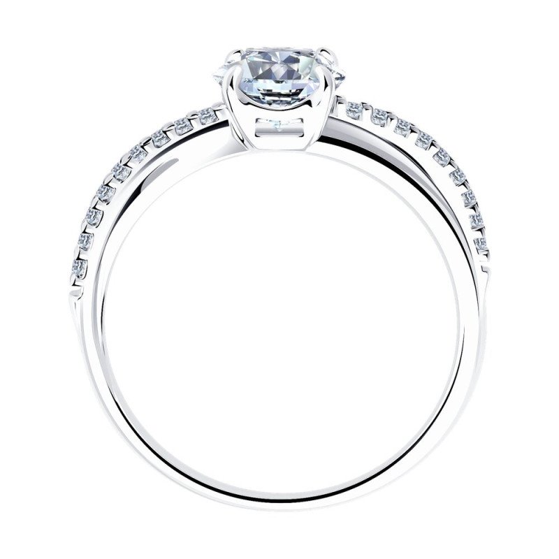 Damen Ring 925 Silber mit Zirkonia - Foto №1