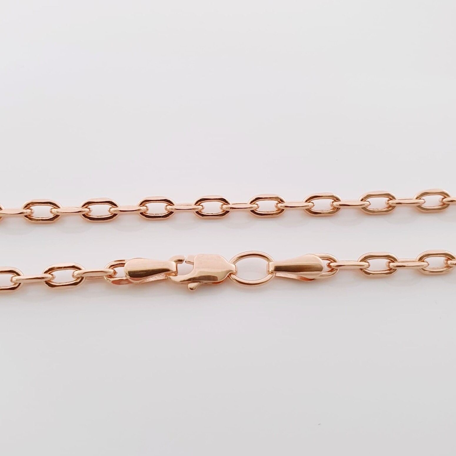 Цепь "Якорь" из русского красного золота 585 пробы - Фото №1 Цепь "Якорь" из русского красного золота 585 пробы - Фото №1