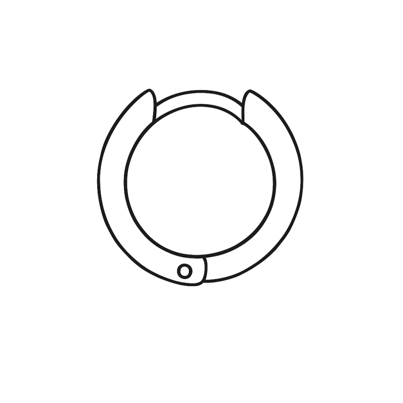 Creolen Ohrringe aus 925 Silber mit weißen Zirkonia - Foto №3 Creolen Ohrringe aus 925 Silber mit weißen Zirkonia - Foto №3