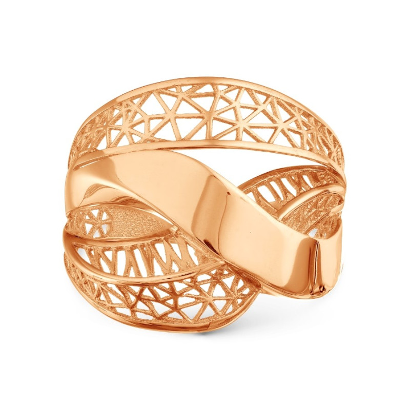 Filigraner Ring aus Rotgold 585 - Foto №1