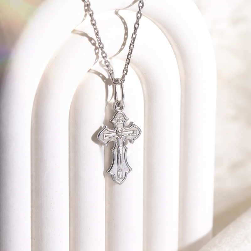 Orthodoxes Kreuz 925 Silber - Foto №5