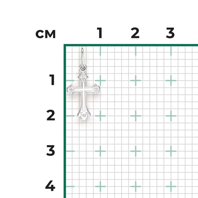 Kreuz Anhänger aus Silber 925 Religio ohne Kette - Foto №2 Russischer Schmuck Kreuz 925 Juwelier sofort lieferbar - Foto №2