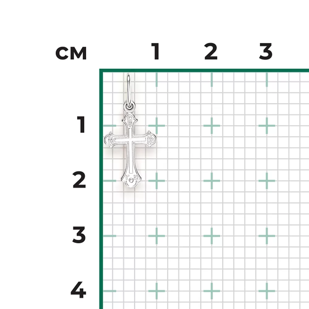 Kreuz Anhänger aus Silber 925 Religio ohne Kette - Foto №2 Russischer Schmuck Kreuz 925 Juwelier sofort lieferbar - Foto №2