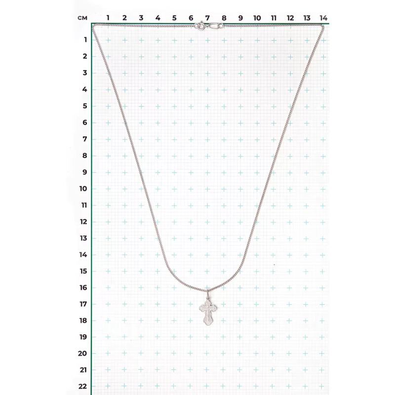 Kreuz Anhänger aus Silber 925 Religio mit Kette 45 cm - Foto №3 Silberkreuz 925 mit Kette sofort lieferbar Deutschland - Foto №3