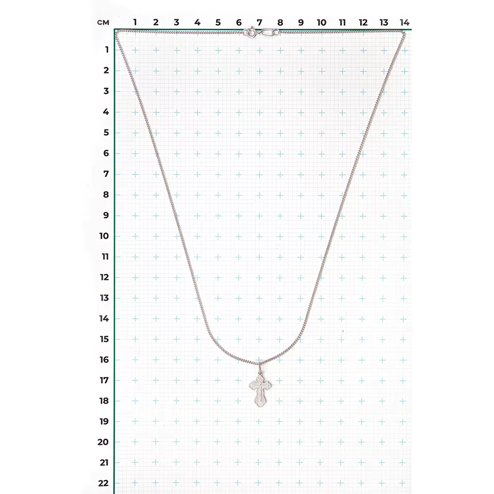 Kreuz Anhänger aus Silber 925 Religio mit Kette 45 cm - Foto №3 Silberkreuz 925 mit Kette sofort lieferbar Deutschland - Foto №3