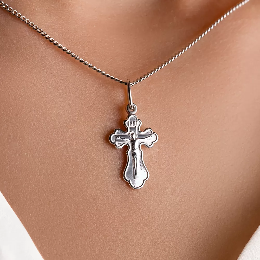 Kreuz Anhänger aus Silber 925 Religio mit Kette 45 cm - Foto №4 Silber Kreuz 925 Religio mit Kette 45 cm kaufen Deutschland - Foto №4