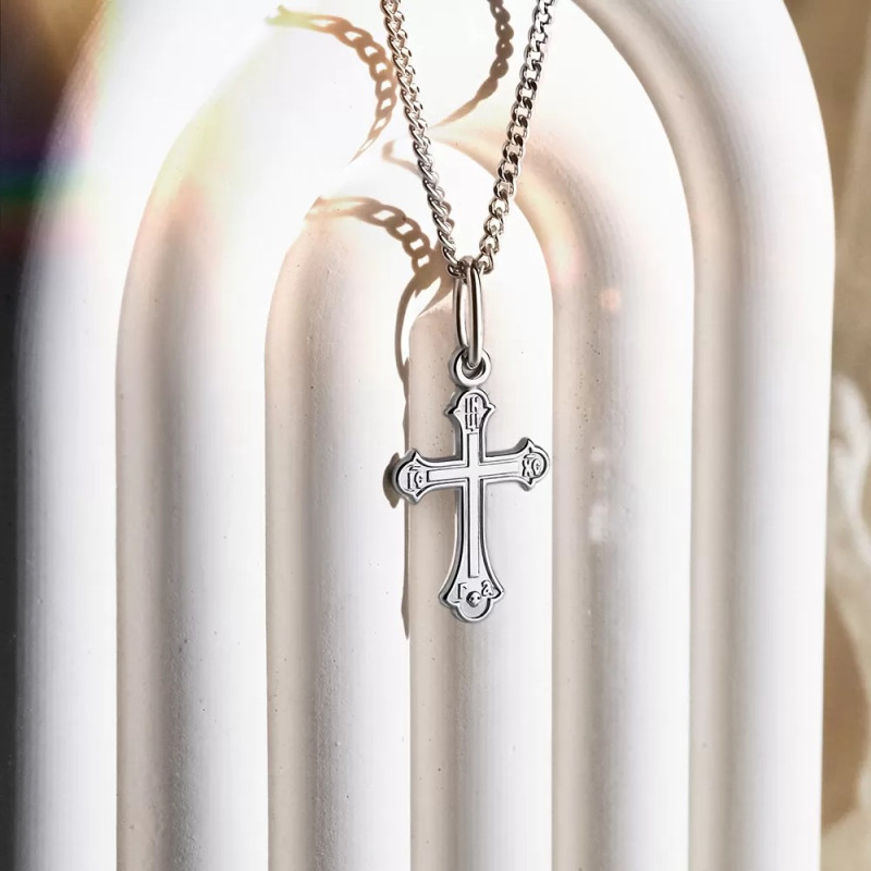 Religio Kreuz 925 mit Kette 45 cm vom Juwelier Deutschland - Foto №3