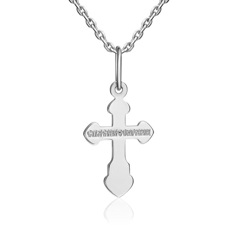Русский серебряный крестик 925 Religio KRs1729-00-000-0200 заказать онлайн в Германии - Фото №1