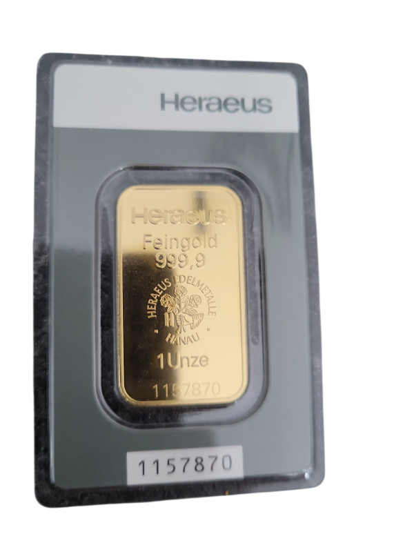 Goldbarren HERAEUS 5 Gramm - Foto №2 heraeus 1 unze goldbarren gb1157870 kaufen online deutschland - Foto №2