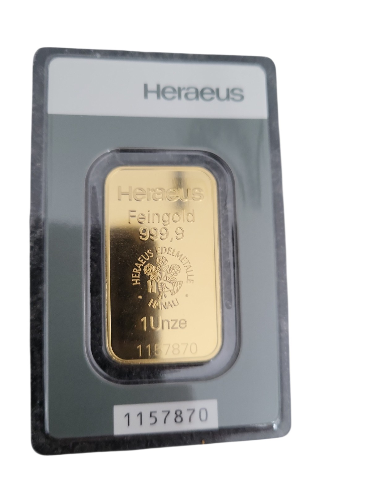 Goldbarren HERAEUS 5 Gramm - Foto №2 heraeus 1 unze goldbarren gb1157870 kaufen online deutschland - Foto №2
