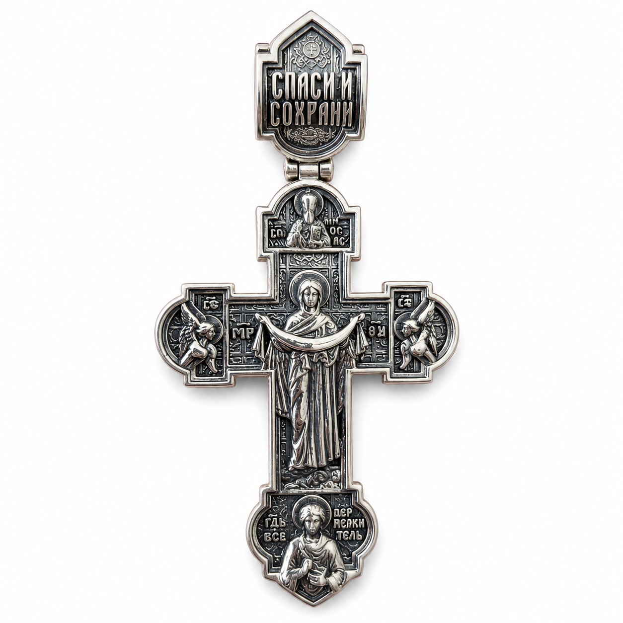 Серебряный крестик - Foto №1 Echter russischer orthodoxer Silberschmuck mit traditioneller Bedeutung - Foto №1