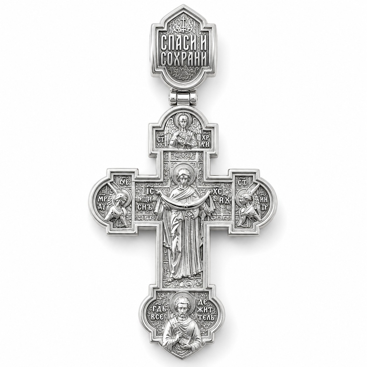 Серебряный крестик - Foto №1 Echter russischer orthodoxer Silberschmuck mit traditioneller Bedeutung - Foto №1
