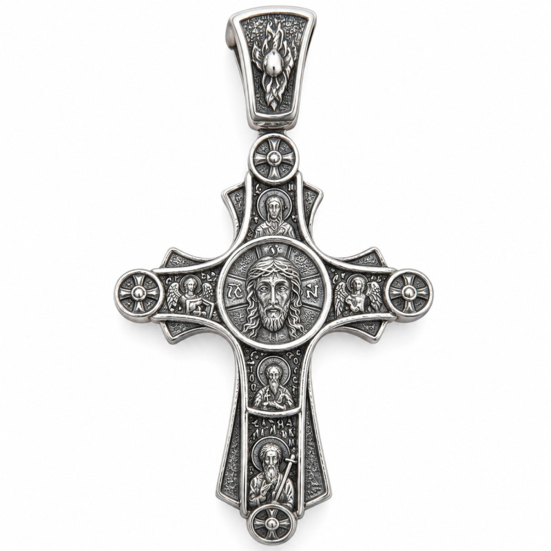 Спаси и Сохрани русская православная традиция - Foto №3 Echter russischer Silberschmuck Silberkreuz 925 ZOLOTOY.de - Foto №3