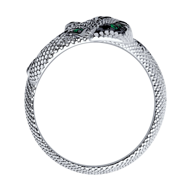 Damen Ring "Schlange" 925 Silber mit Zirkonia - Foto №1 Damen Ring "Schlange" 925 Silber mit Zirkonia - Foto №1