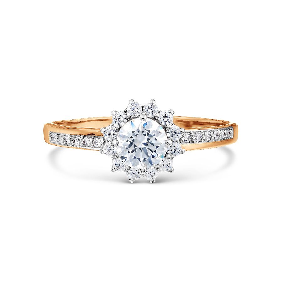 Ring für Damen Gold 585 mit Zirkonia - Foto №1 Ring für Damen Gold 585 mit Zirkonia - Foto №1