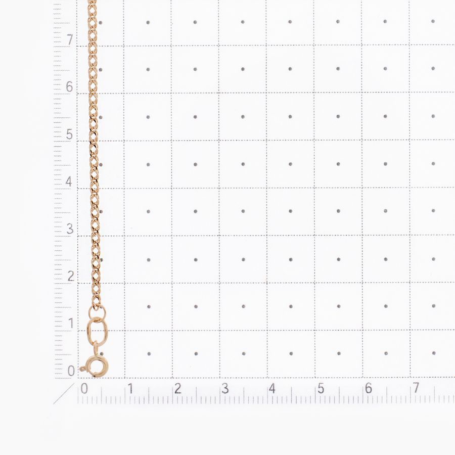 Цепочка двойной Ромб из красного русского золота 585 пробы - Фото №2 Цепочка двойной Ромб из красного русского золота 585 пробы - Фото №2