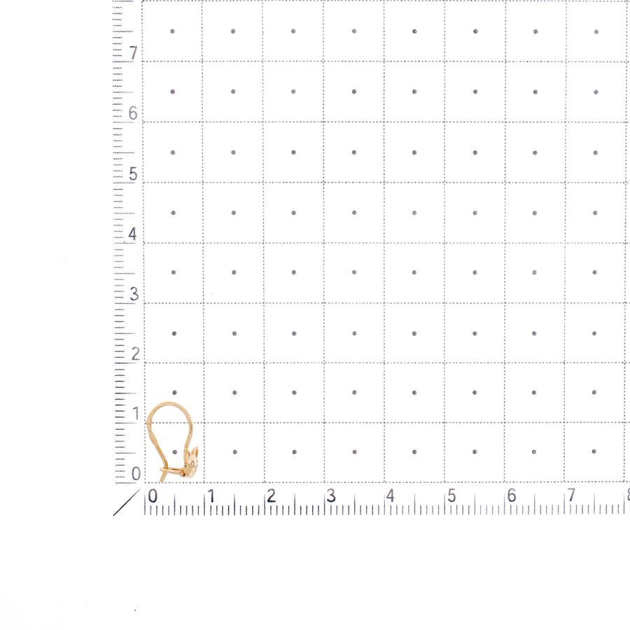 Золотые серьги "Кошечки" c фианитами - Фото №1 Золотые серьги "Кошечки" c фианитами - Фото №1