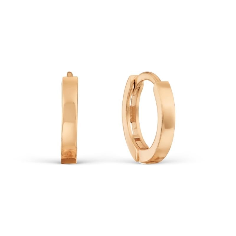 Ohrringe 585 Rotgold mit SW Perlen - Foto №1