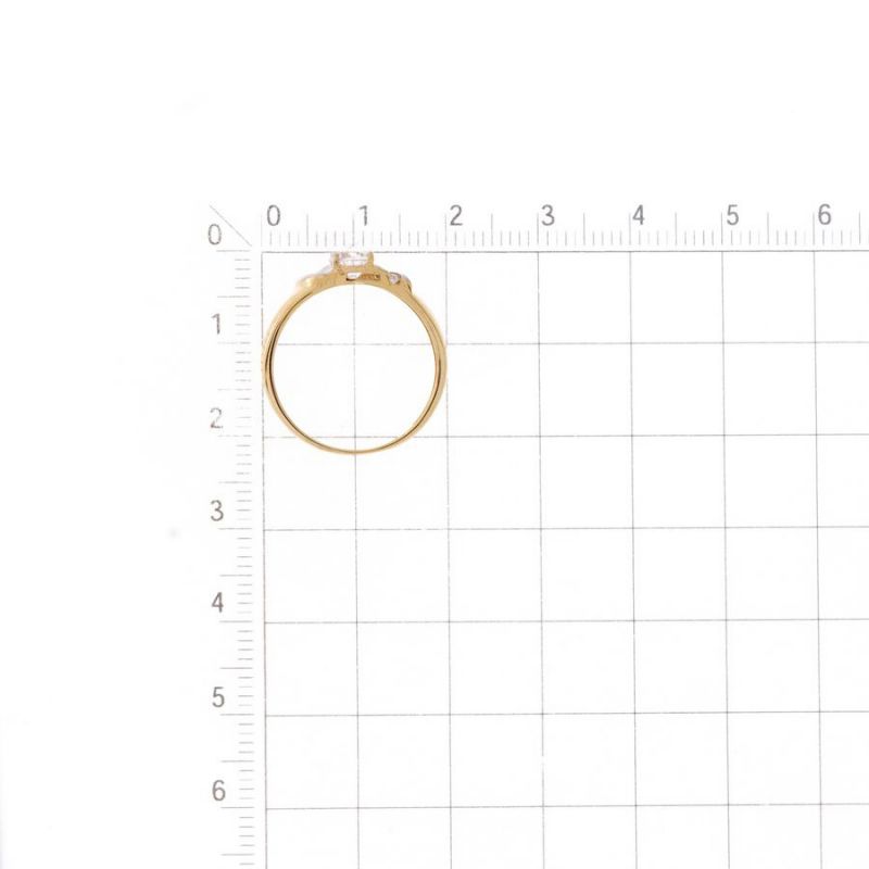 Damen Ring mit Zirkonia | 585 Rotgold - Foto №2 Damen Ring mit Zirkonia | 585 Rotgold - Foto №2