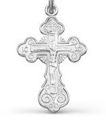Kreuz Anhänger Silber 925 Orthodox - Foto №2