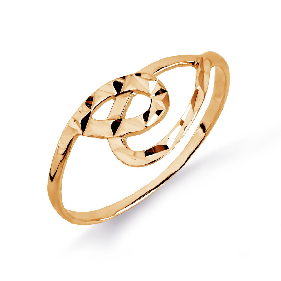 Damen Ring aus Rotgold Diamantiert Damen Ring aus Rotgold Diamantiert