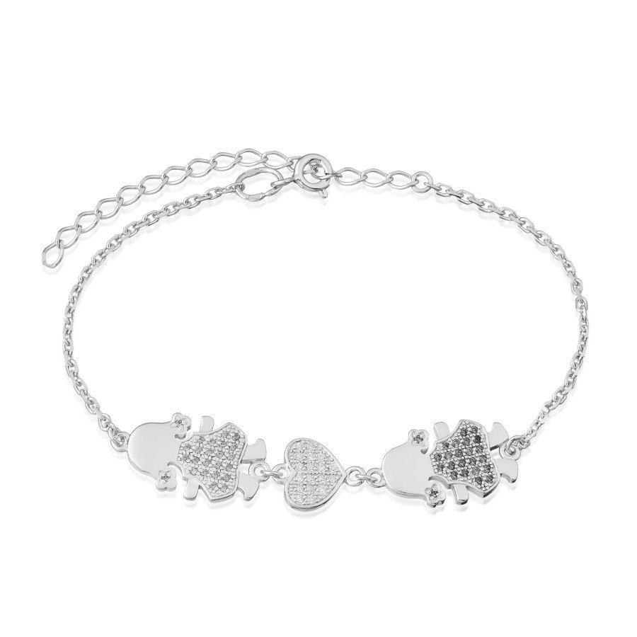 Armband 925 Silber mit Zirkonia