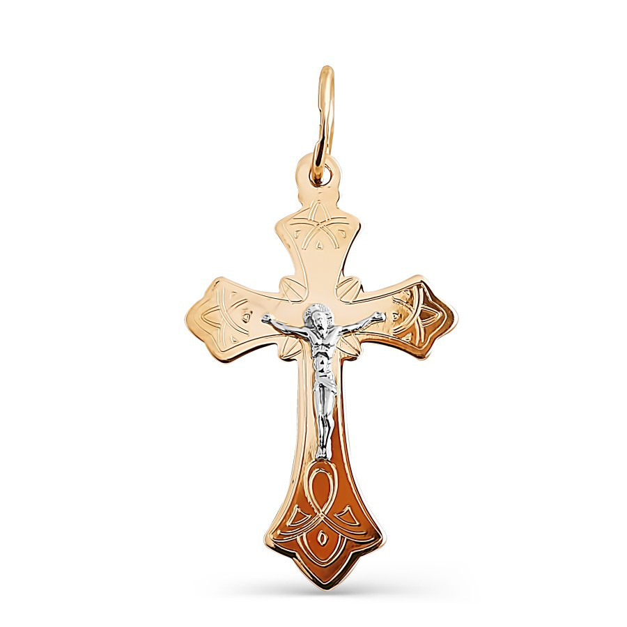 Kreuz Anhänger "Orthodox" 585 Rotgold Kreuz Anhänger "Orthodox" 585 Rotgold