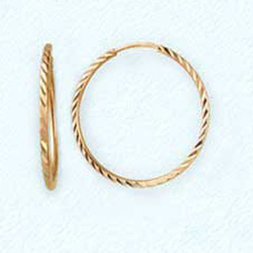 Серьги "Конго" с алмазной гранью Серьги "Конго" с алмазной гранью